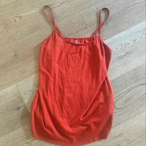 Women's Orange Spaghetti Strap Top